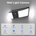 GPS 2K wall light camera with bright LED panel, camera lens, PIR detection, two way audio, color night vision, 2.4G WiFi, mobile alerts, and IP66 waterproof design