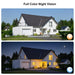 GPS camera full color night vision comparison showing a house clearly visible in daylight and illuminated in natural color at night